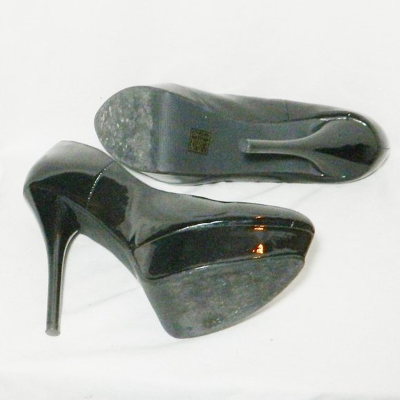 Call it Spring Black Patent Platform Pumps Sz 9 - Picture 5 of 7